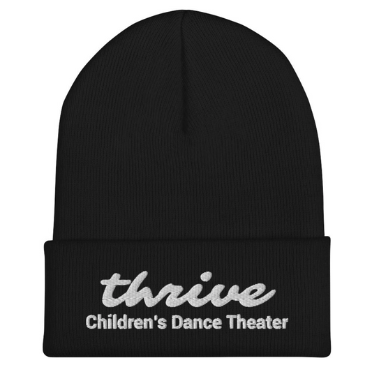 Thrive Embroidered Cuffed Beanie